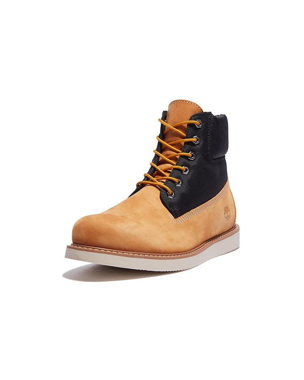 Timberland Blue Newmarket 6 Inch Quilted Boots 'Wheat' for men