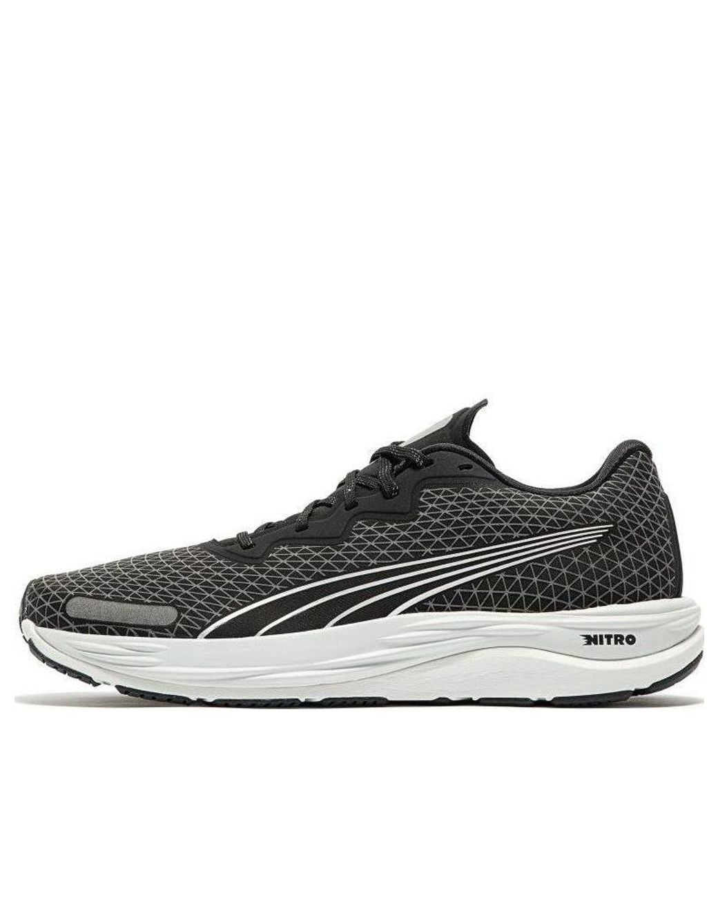 PUMA Black Velocity Nitro 2 Wtr Running Shoes for men