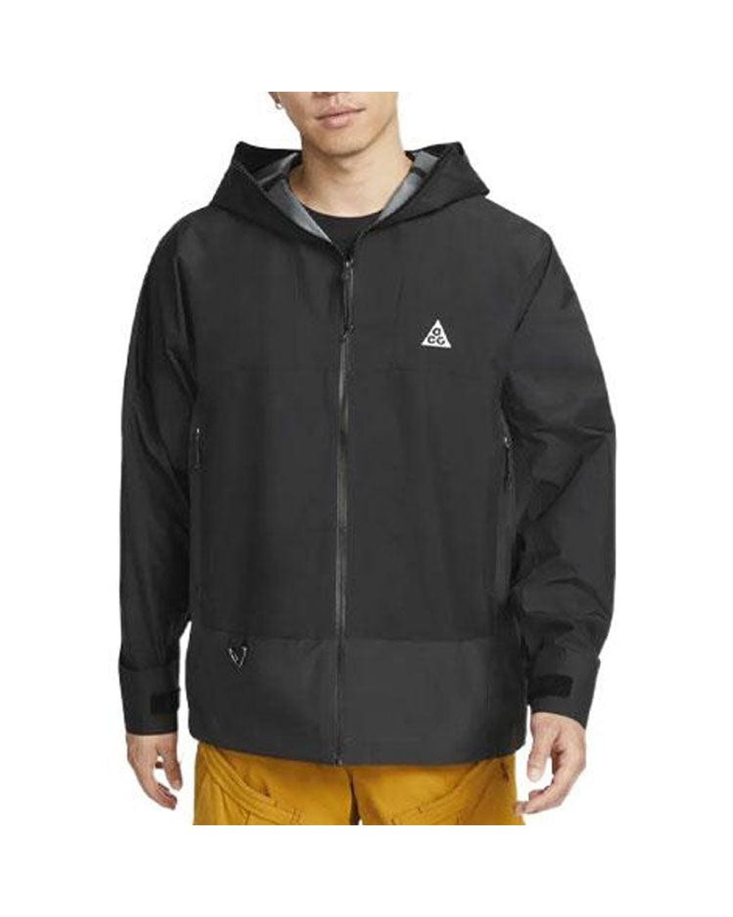 Nike Blue Acg Solid Color Long Sleeves Hooded Jacket Autumn for men