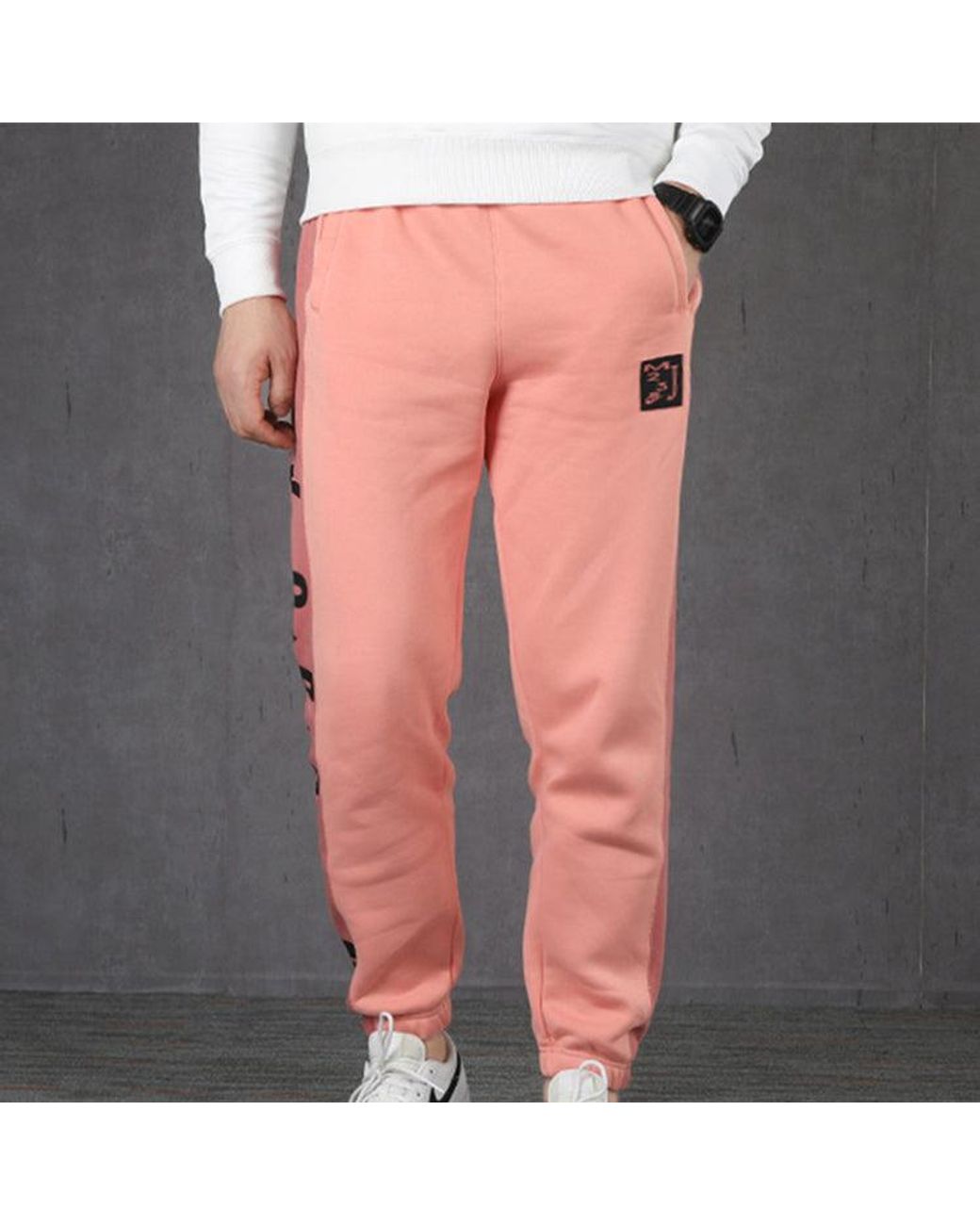 Nike Pink Fleece Lined Stay Warm Sports Long Pants for men