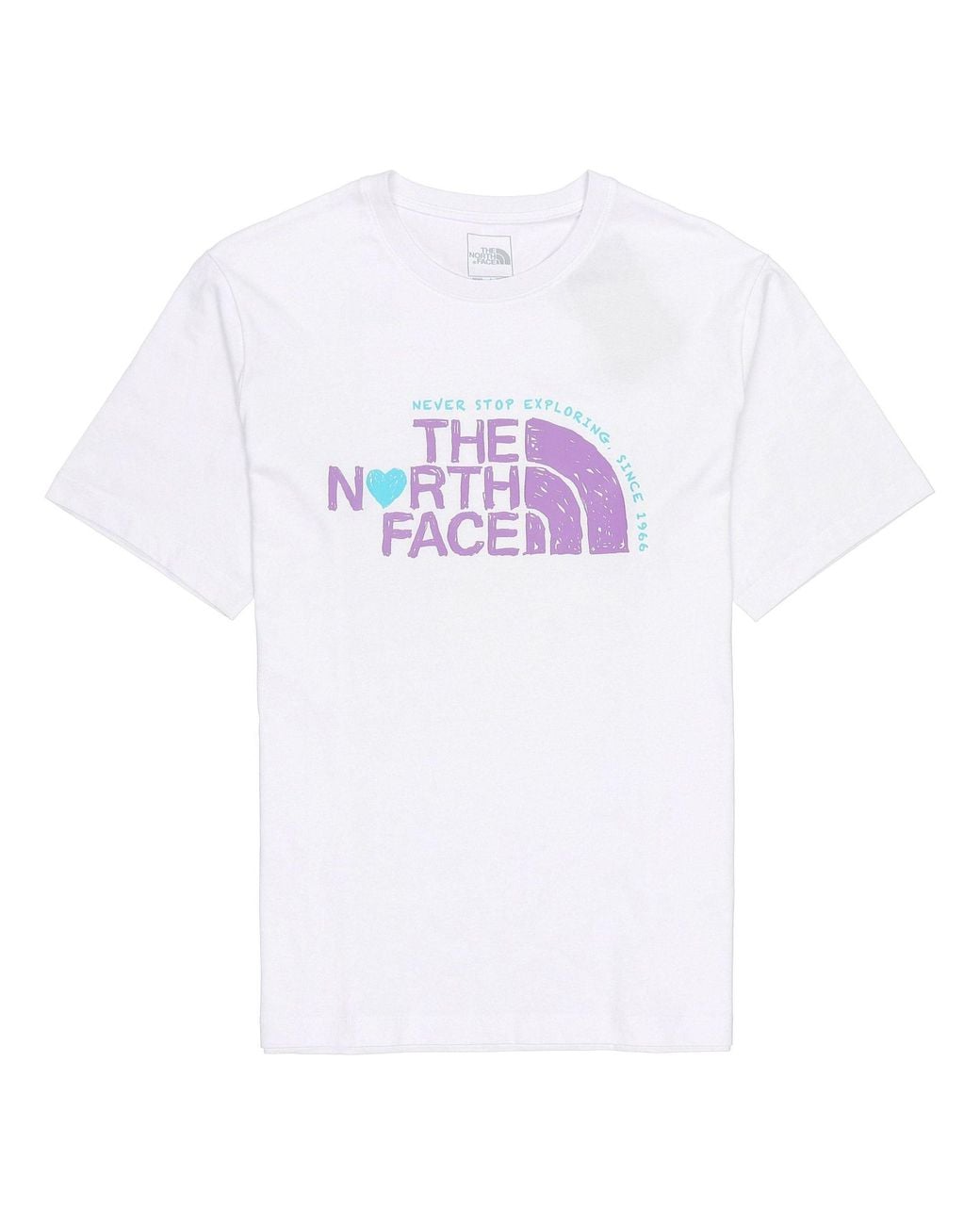 The North Face White Ss22 Logo T-Shirt for men
