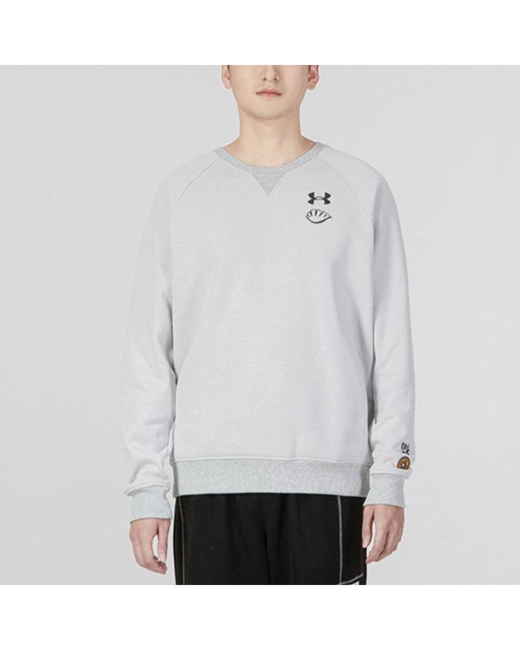Under Armour White Cny Logo Long T-Shirt for men