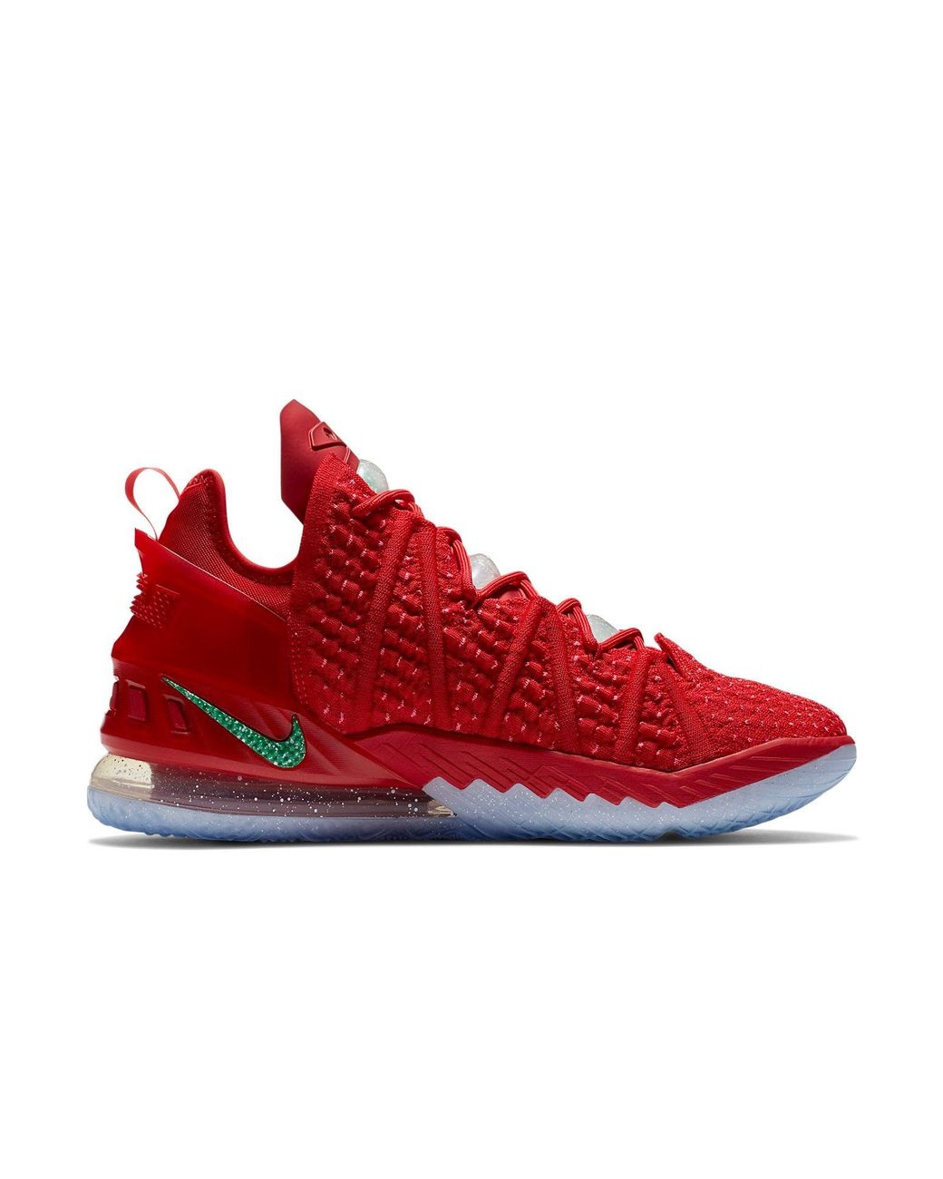Nike Red Lebron 18 'X-Mas for men
