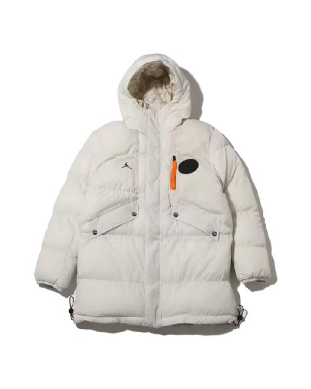 Nike Gray Air Paris Saint-Germain Parka 'Light Bone' Dz2905-072 for men
