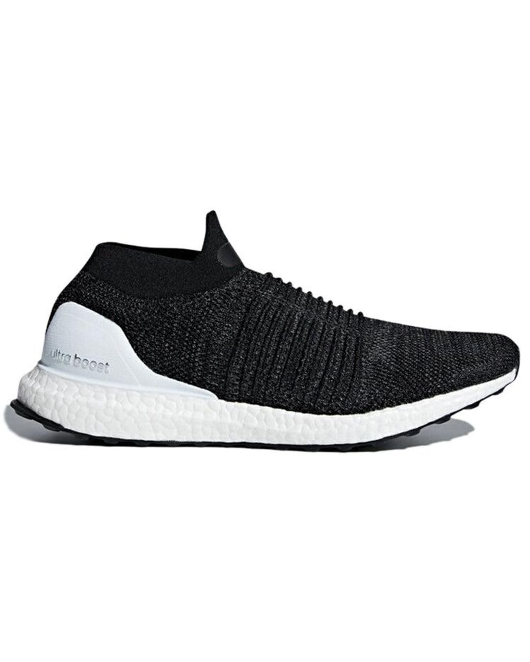 Adidas Black Ultra Boost Laceless 'Core' for men