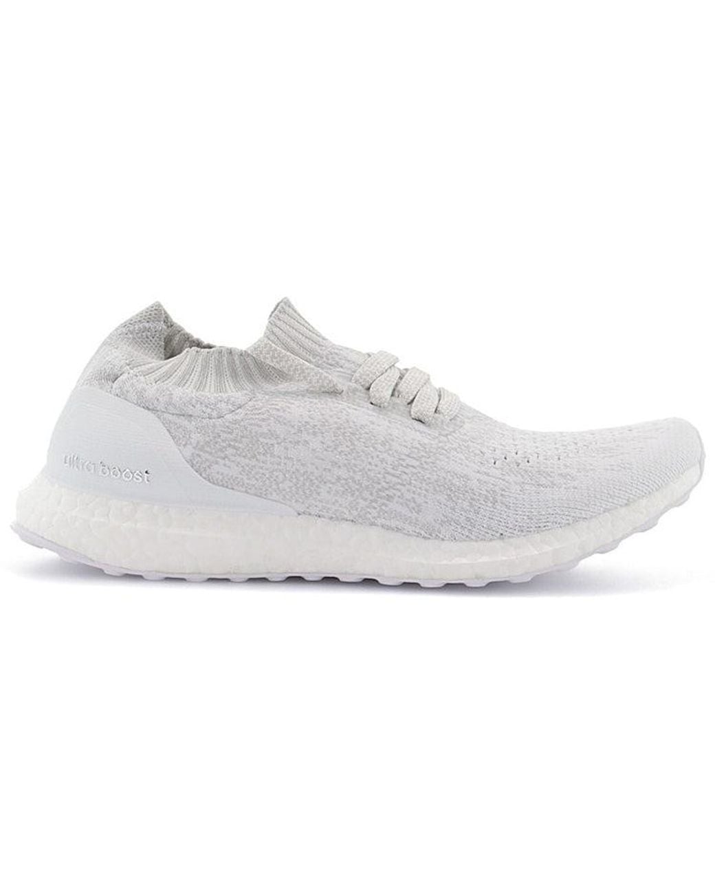 Adidas White Ultra Boost Uncaged 'Triple' for men