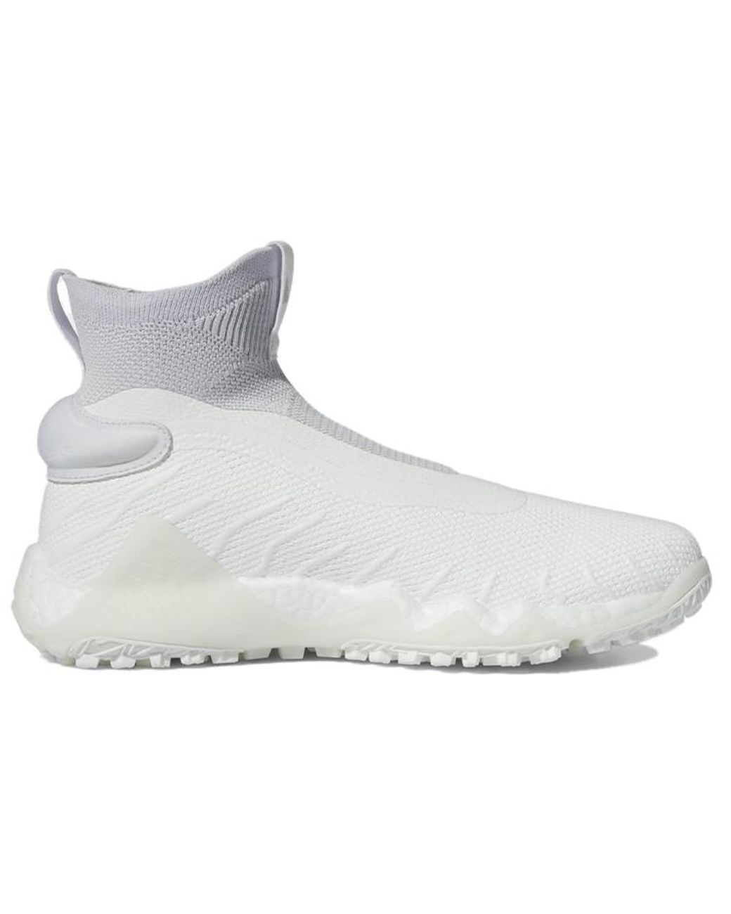 Adidas White Codechaos Laceless Dash' for men
