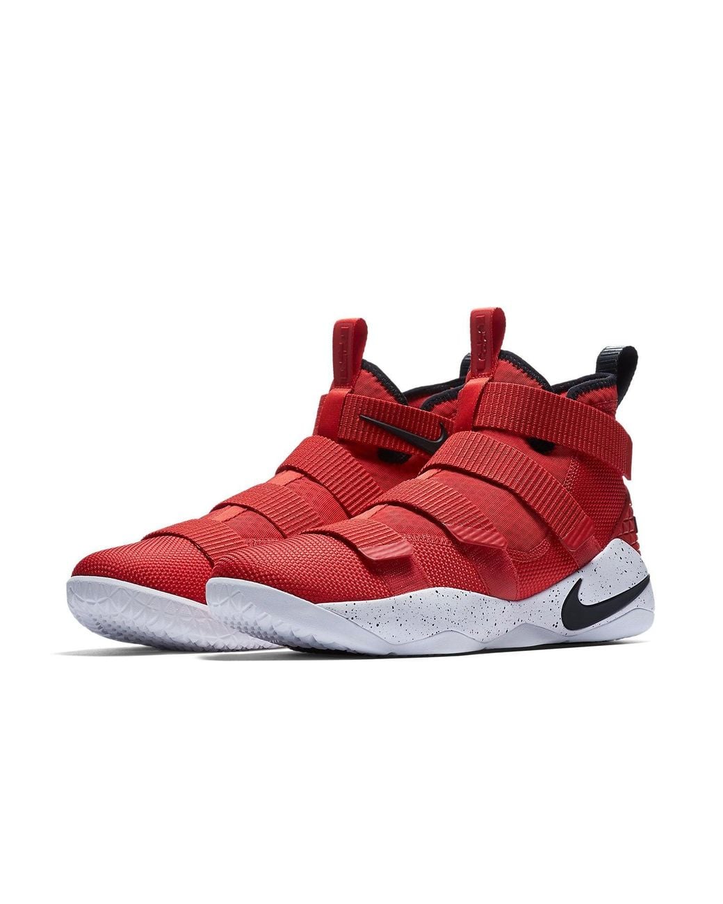 Nike Red Lebron Soldier 11 'University' for men