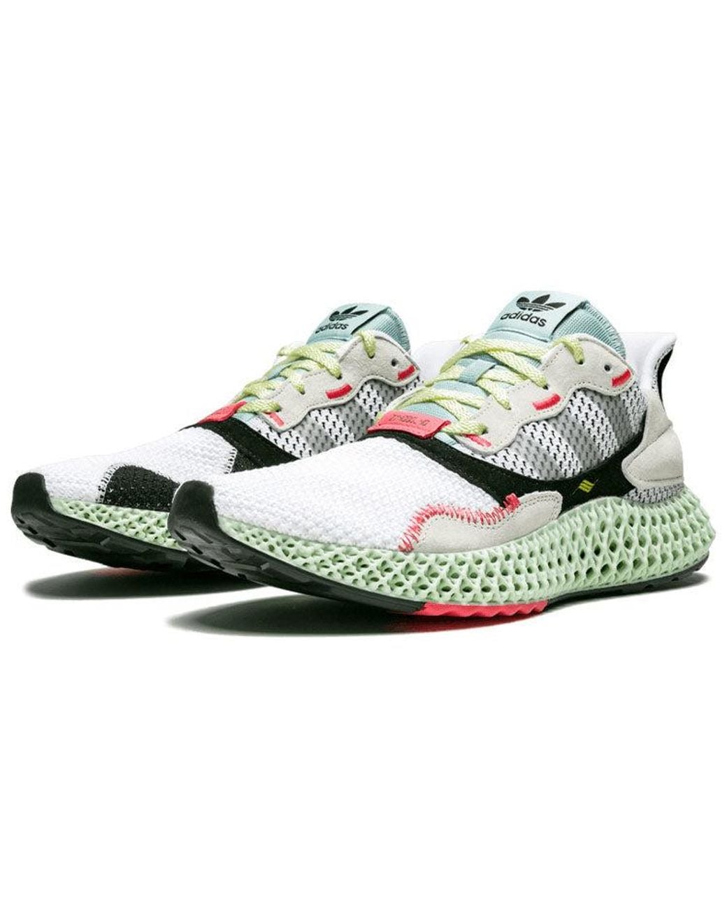 Adidas White Zx 4000 Futurecraft 4D for men