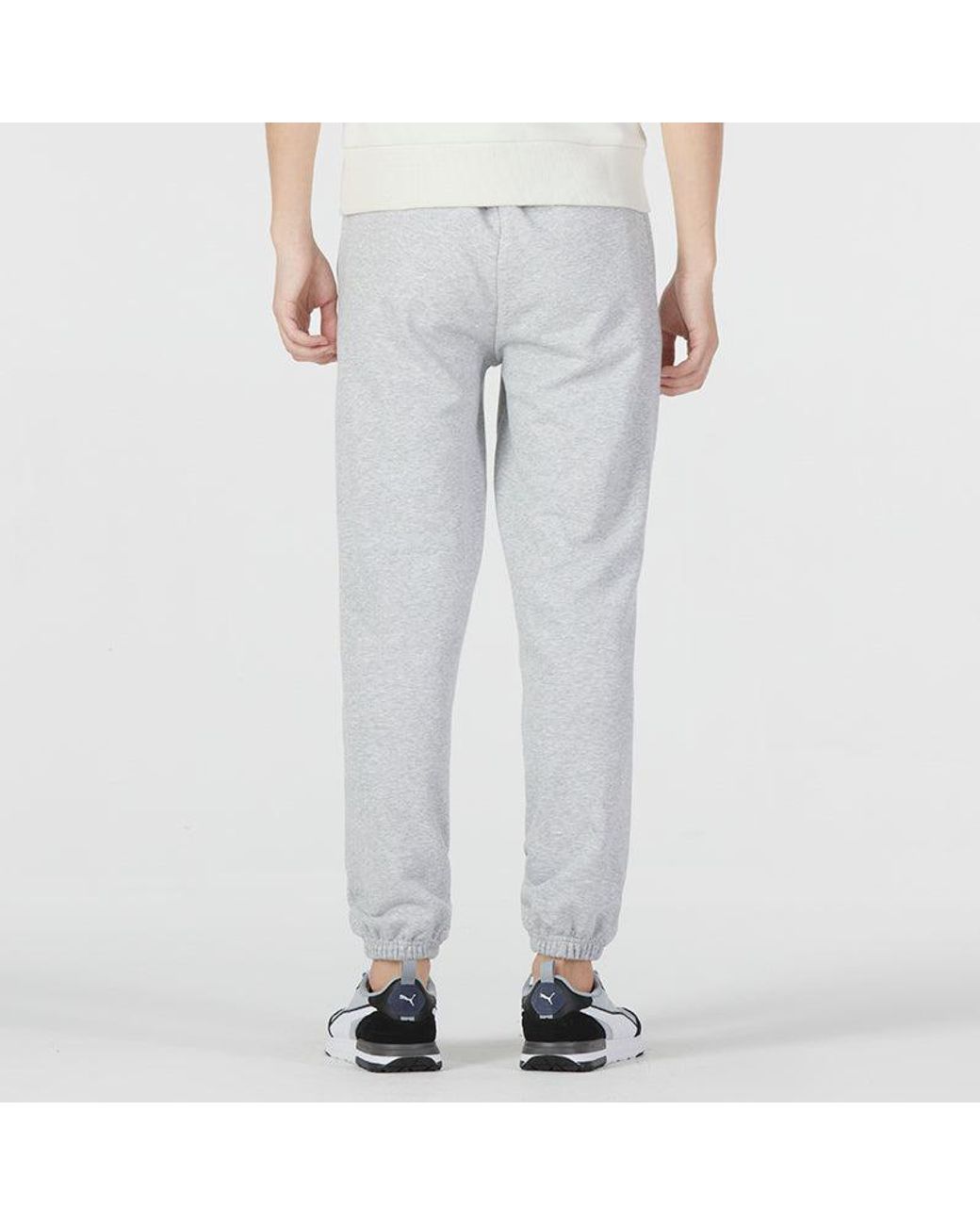 PUMA Gray Team Sweatpants for men