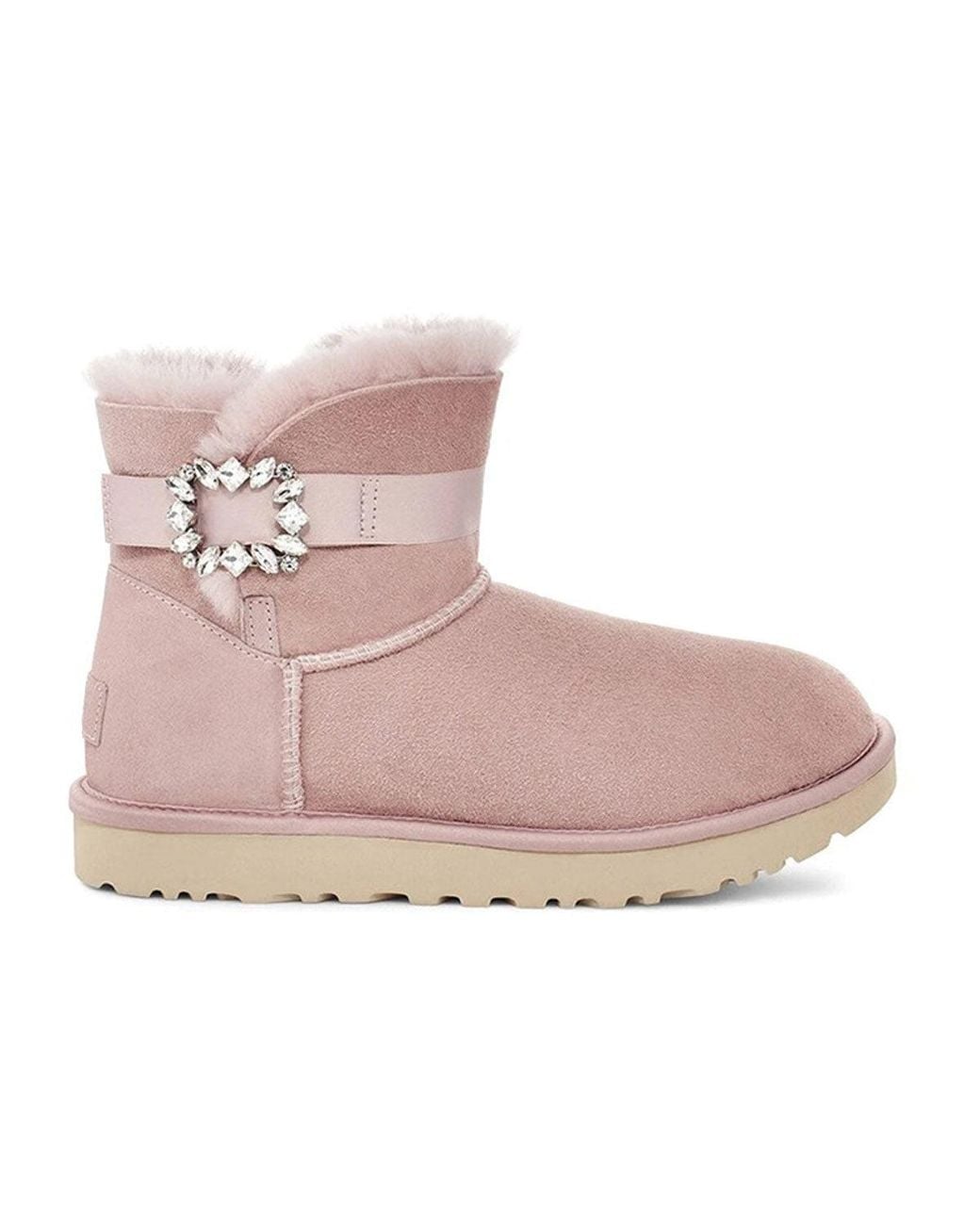 Ugg Pink (Wmns) Karlie Brooch 'Pale'
