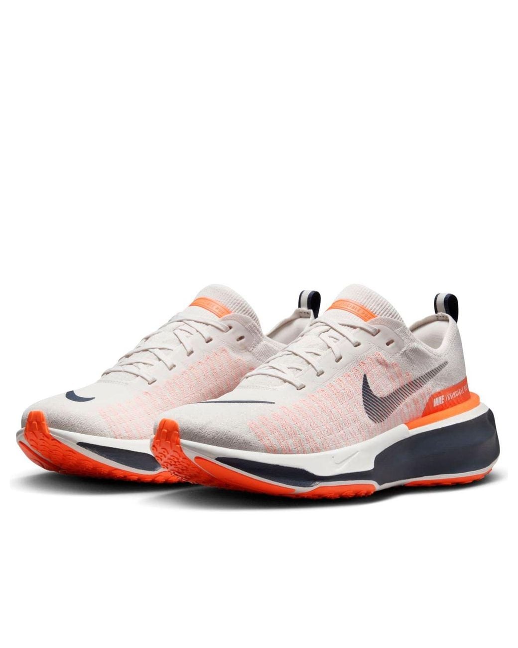 Nike White Zoomx Invincible Run 3 'Phantom Total' for men