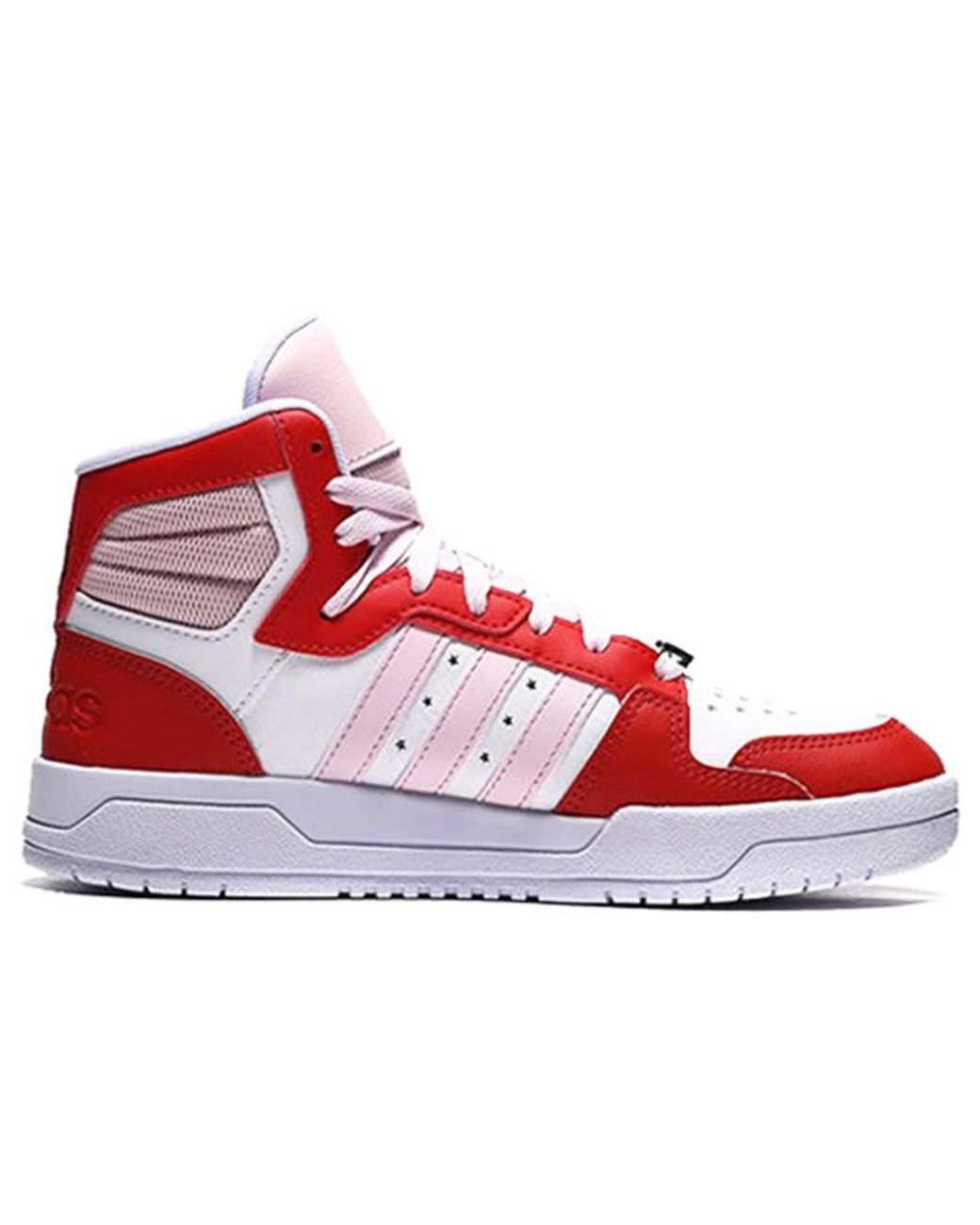 Adidas Neo Entrap Mid Shoes White/red/pink | Lyst