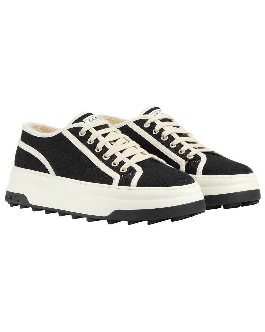 Gucci Black Gg Sneakers for men