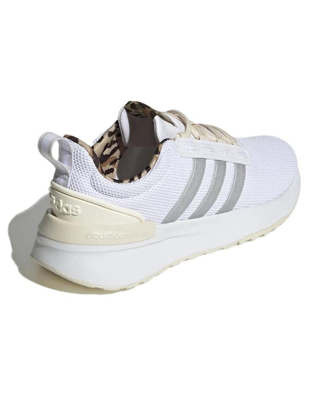 Adidas White (Wmns) Racer Tr21 Metallic'