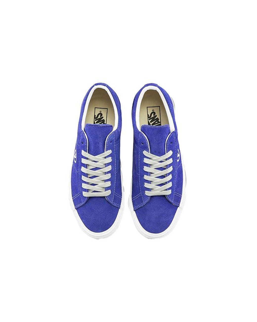 Vans Blue Sk8 Mid Sid Suede Baja for men