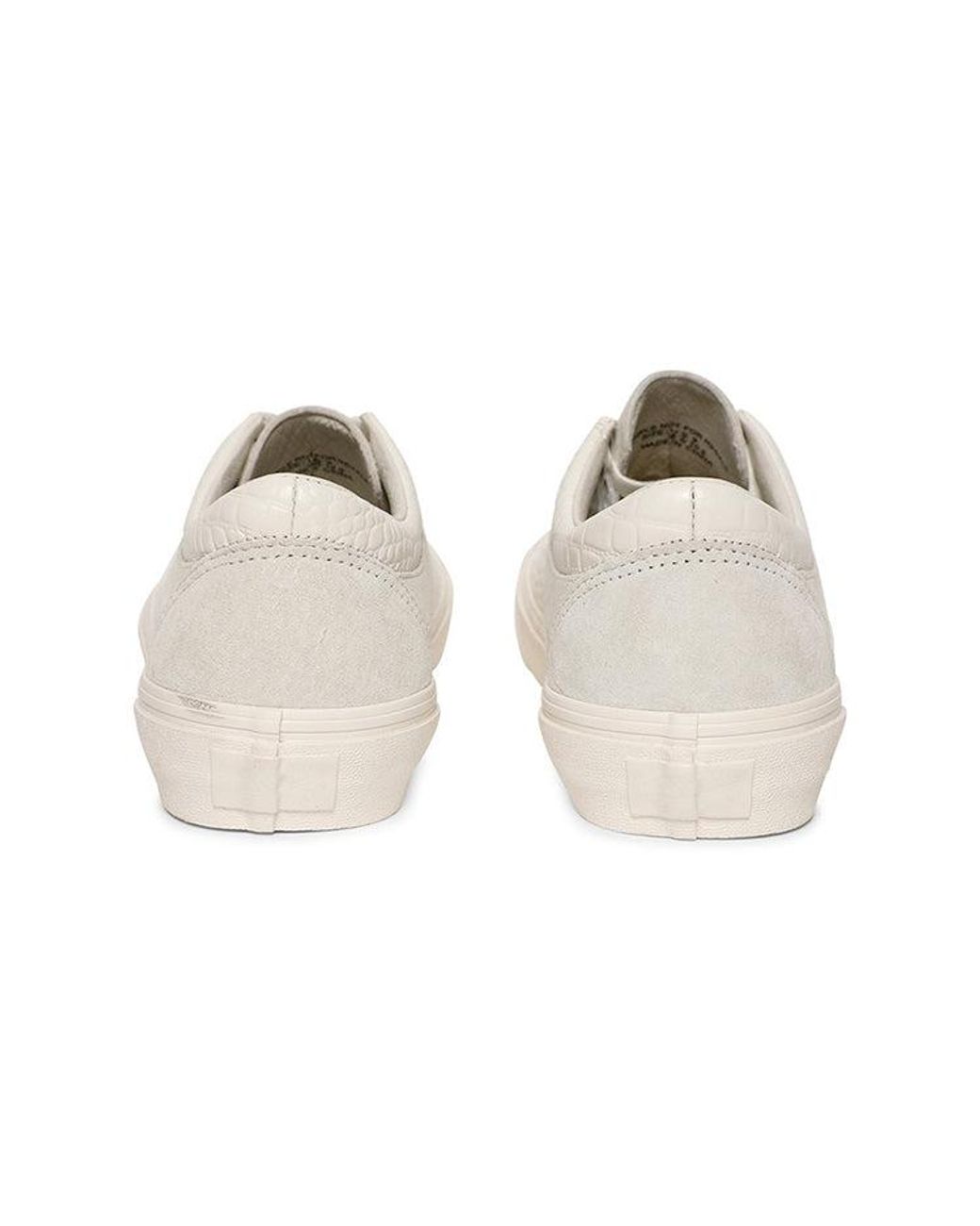 Vans White The Webster X Bold Ni Lx 'Croco Egret' for men