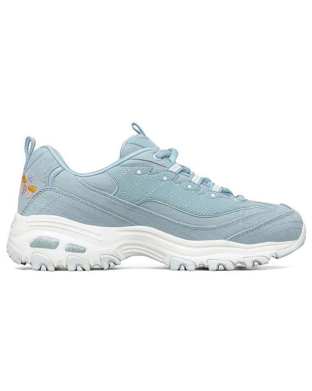 Skechers Blue (Wmns) D'Lites 1.0 Low-Toprunning Shoes