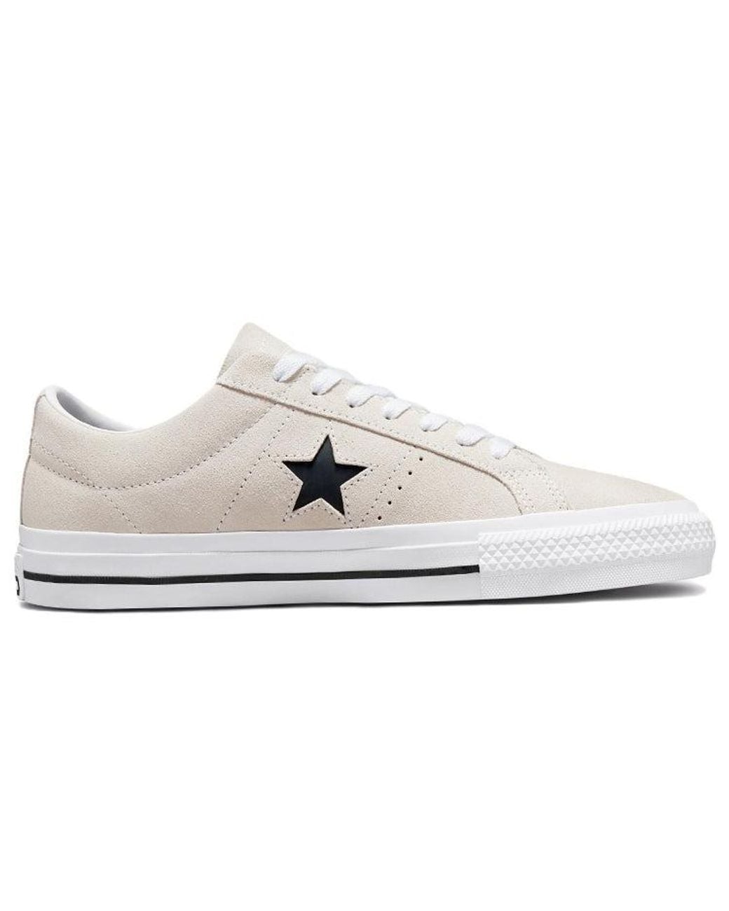 Converse White One Star Pro Suede Low 'Egret' for men