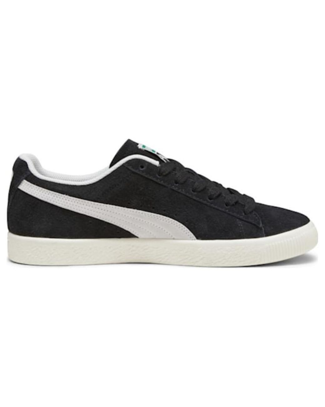 PUMA Black Clyde Hairy Suede Trainers for men