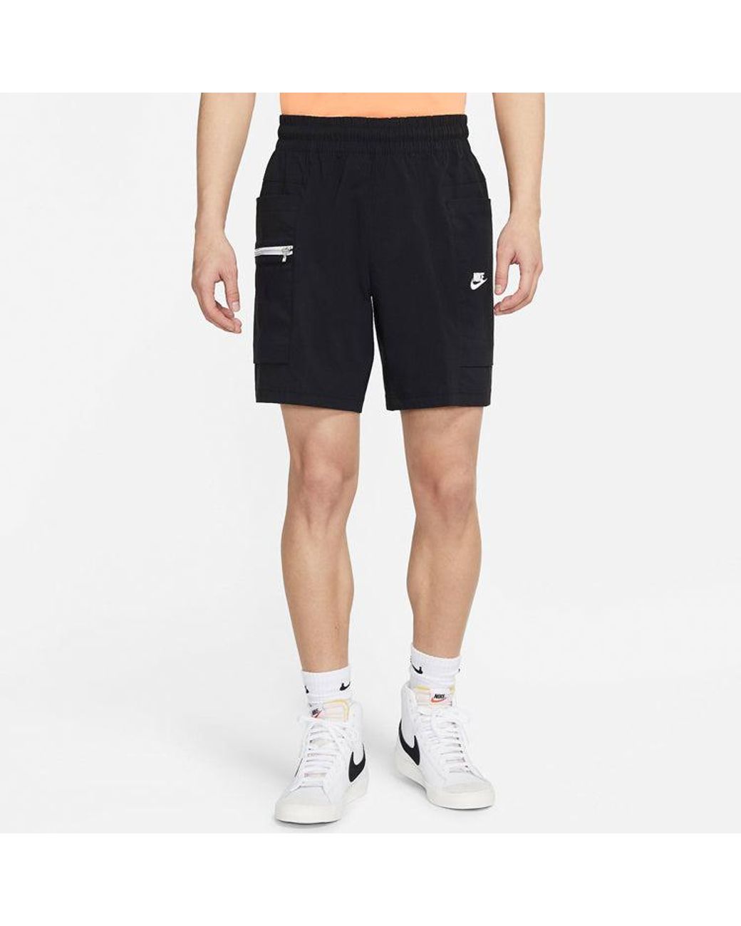 Nike Black As Sportswear Me Ul Wvn Short Ut for men