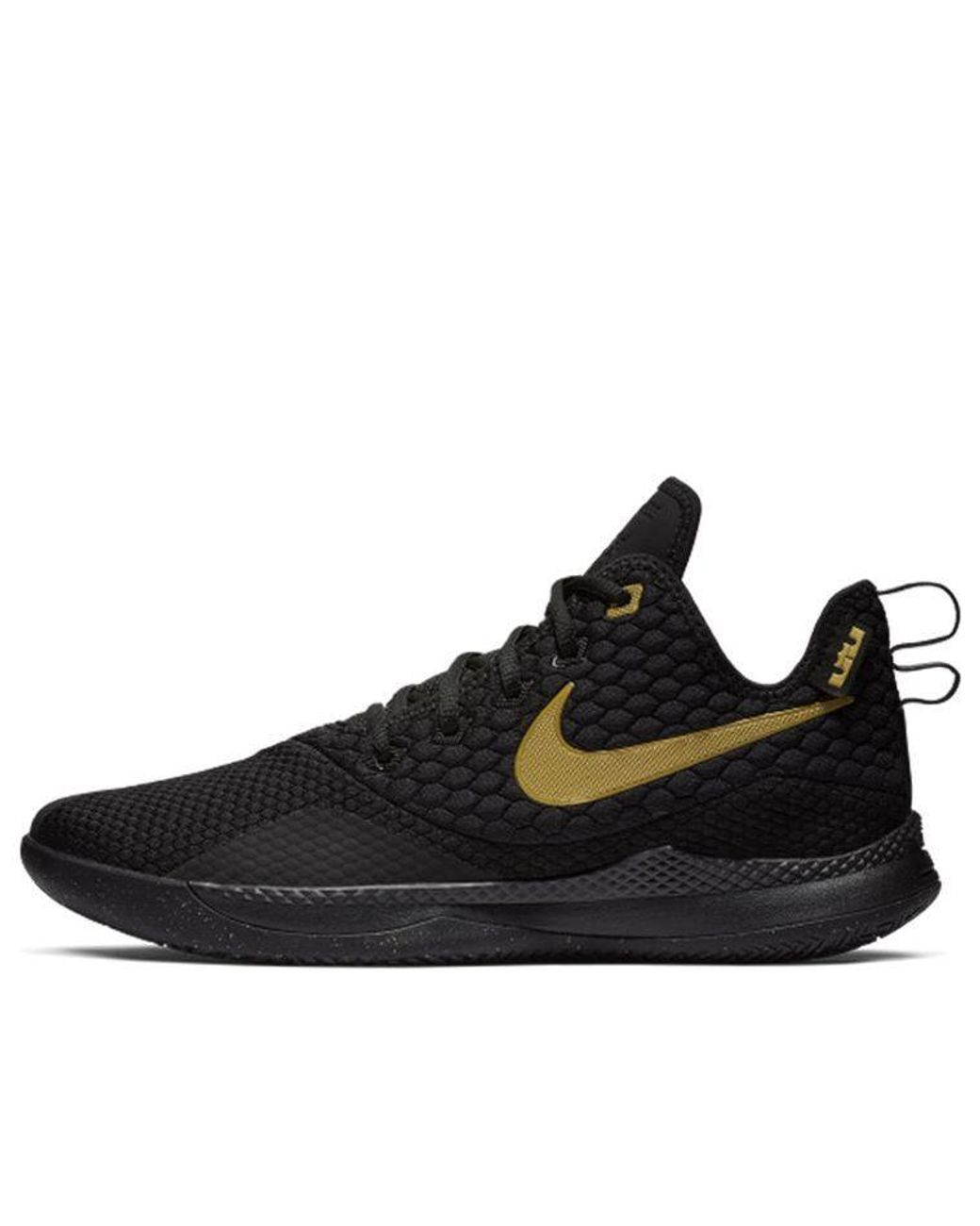 Nike Black Lebron Witness 3 Ep 'Metallic' for men