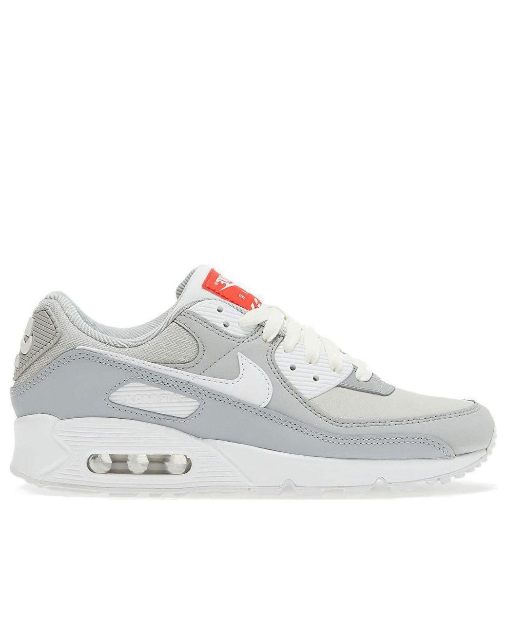 Nike White (Wmns) Air Max 90 'Light Smoke'