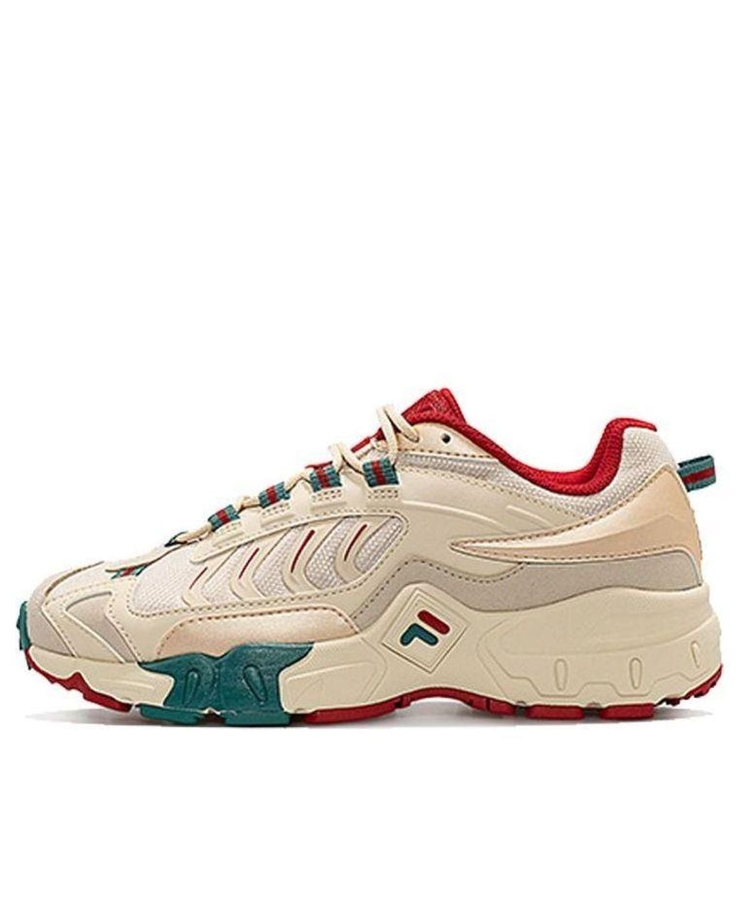 Fila White (Wmns) Fila Retro Running Shoes Golden