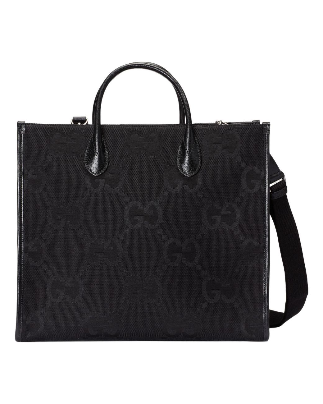 Gucci Black Jumbo Gg Canvas Tote Bag for men