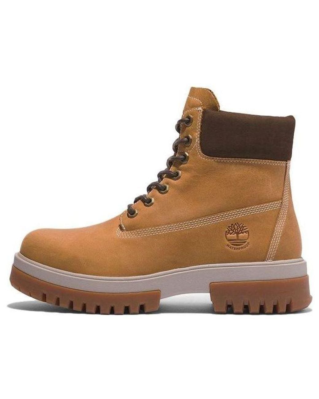 Timberland Brown Arbor Road 6 Inch Waterproof Boot 'Wheat Full Grain' for men