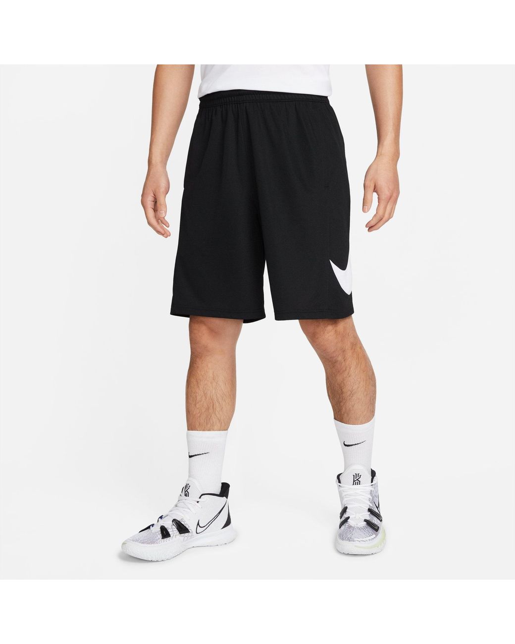 Nike Black Logo Performance Swoosh Short for men