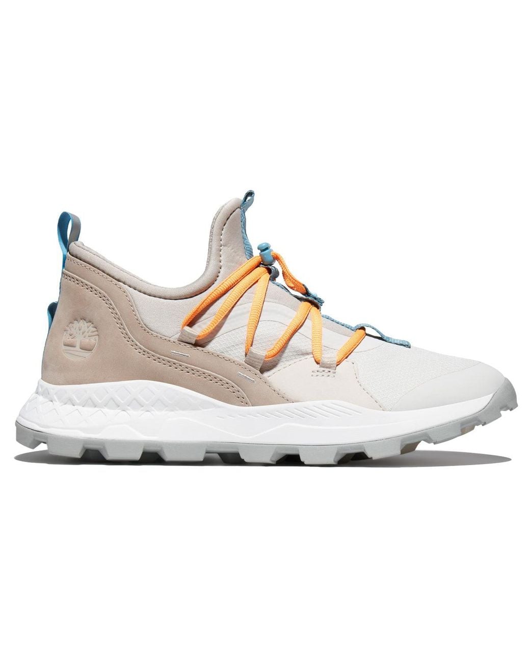 Timberland White Brooklyn Leather And Fabric Oxford Trainers 'Light Mesh' for men