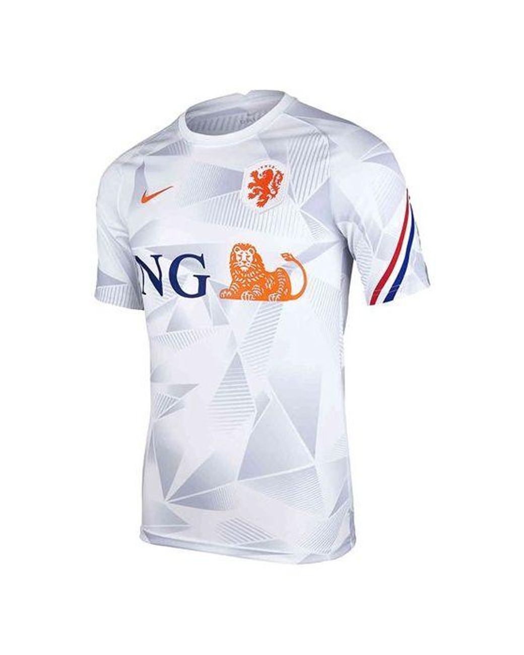 Nike Blue Netherlands National Team 20/21 Pre Match Jersey for men