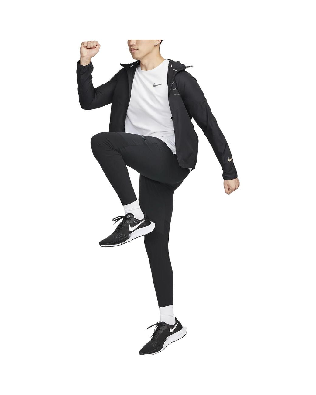 Nike Black Repel Miler Running Jacket for men
