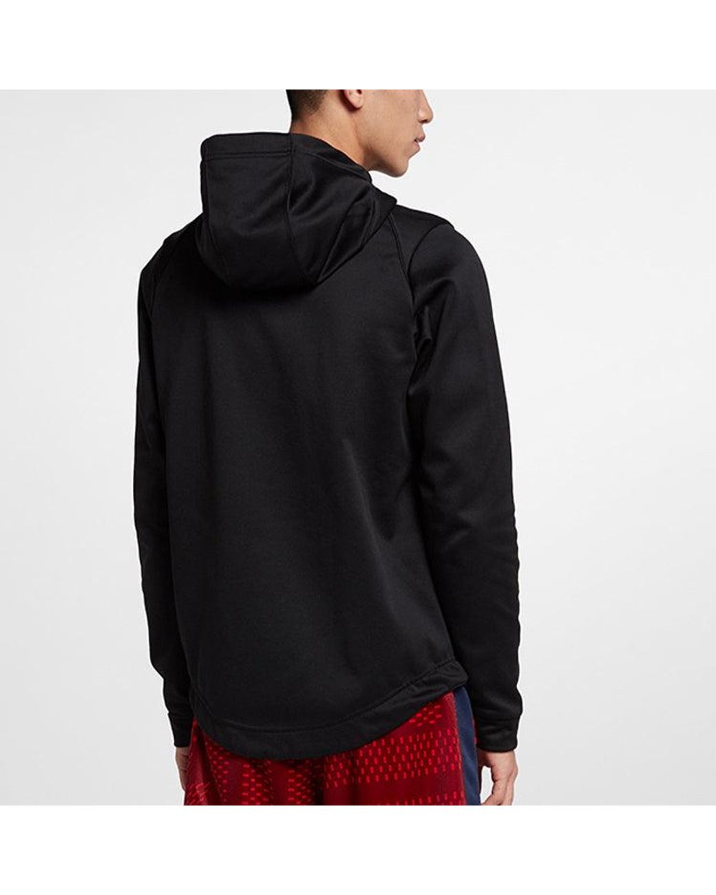Nike Black Lebron James Basketball Fleece Lined Hooded Pullover Sports for men