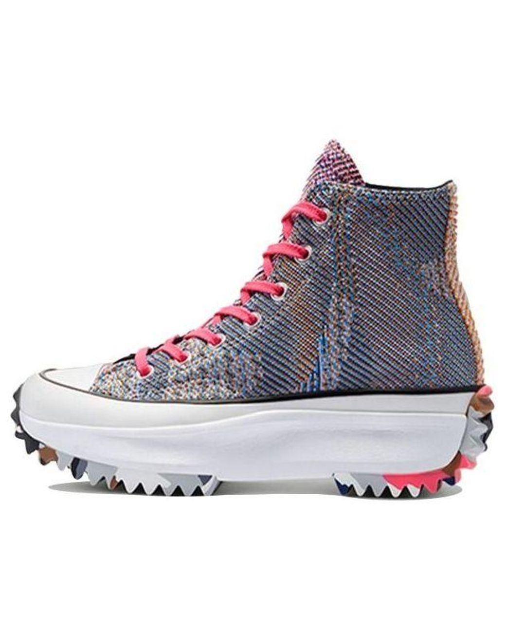 Converse Blue Run Star Hike High 'Knit Mashup' for men
