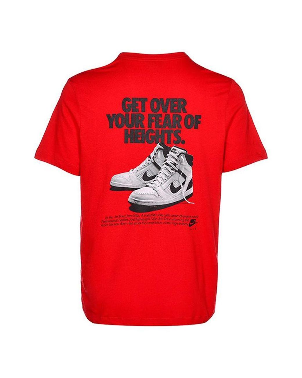 Nike Red As Sportswear Tee Air Gx University for men