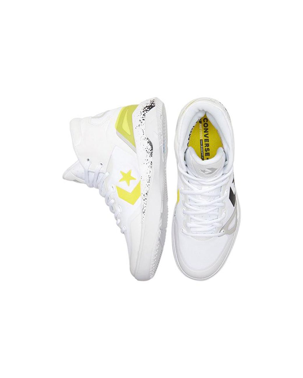 Converse White G4 High 'Hi-Vis Collection' for men