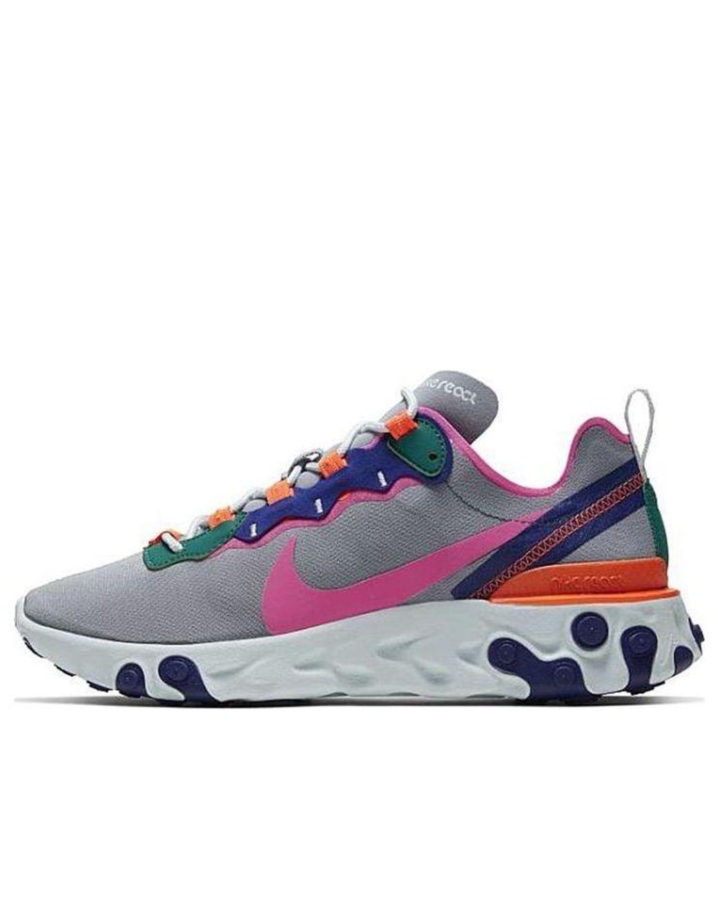 Nike Blue (Wmns) React Element 55 'Wolf Fuchsia'