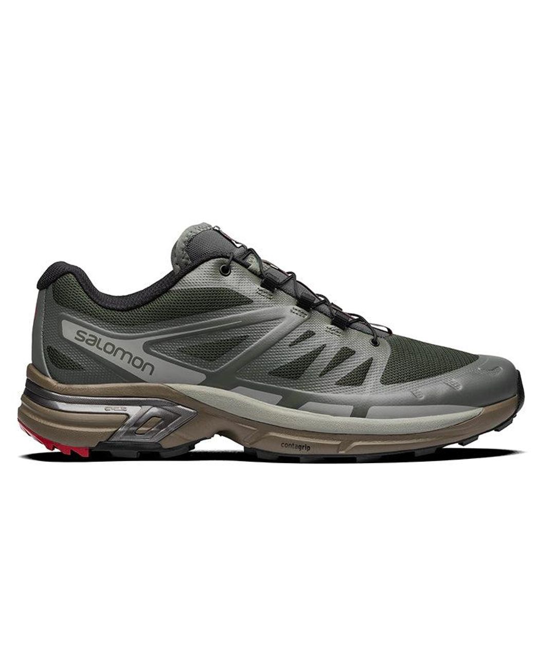Salomon Brown Xt-wings 2 Trail Professional 'peat Castor Grey' for men