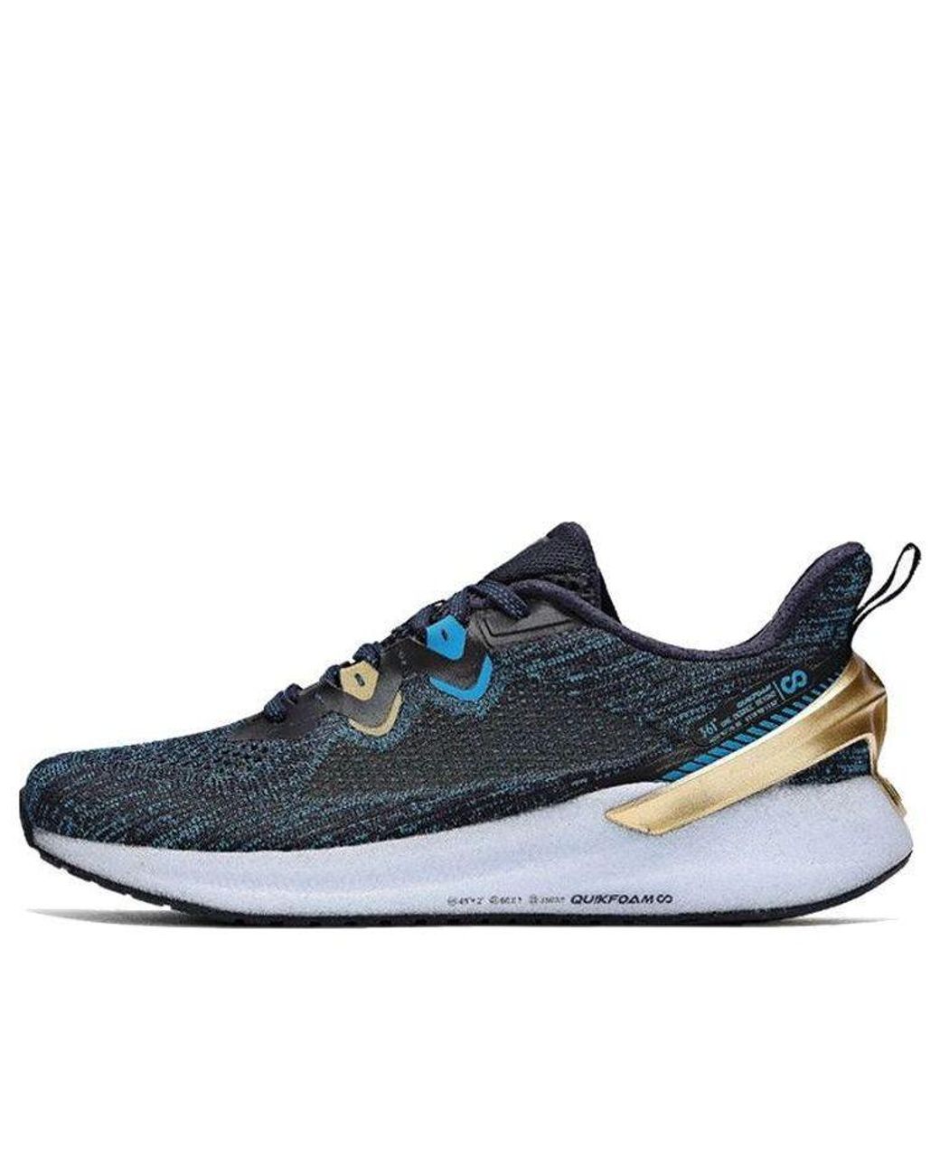 361 Degrees Blue Qu!K Energy Reversal Running Shoes for men