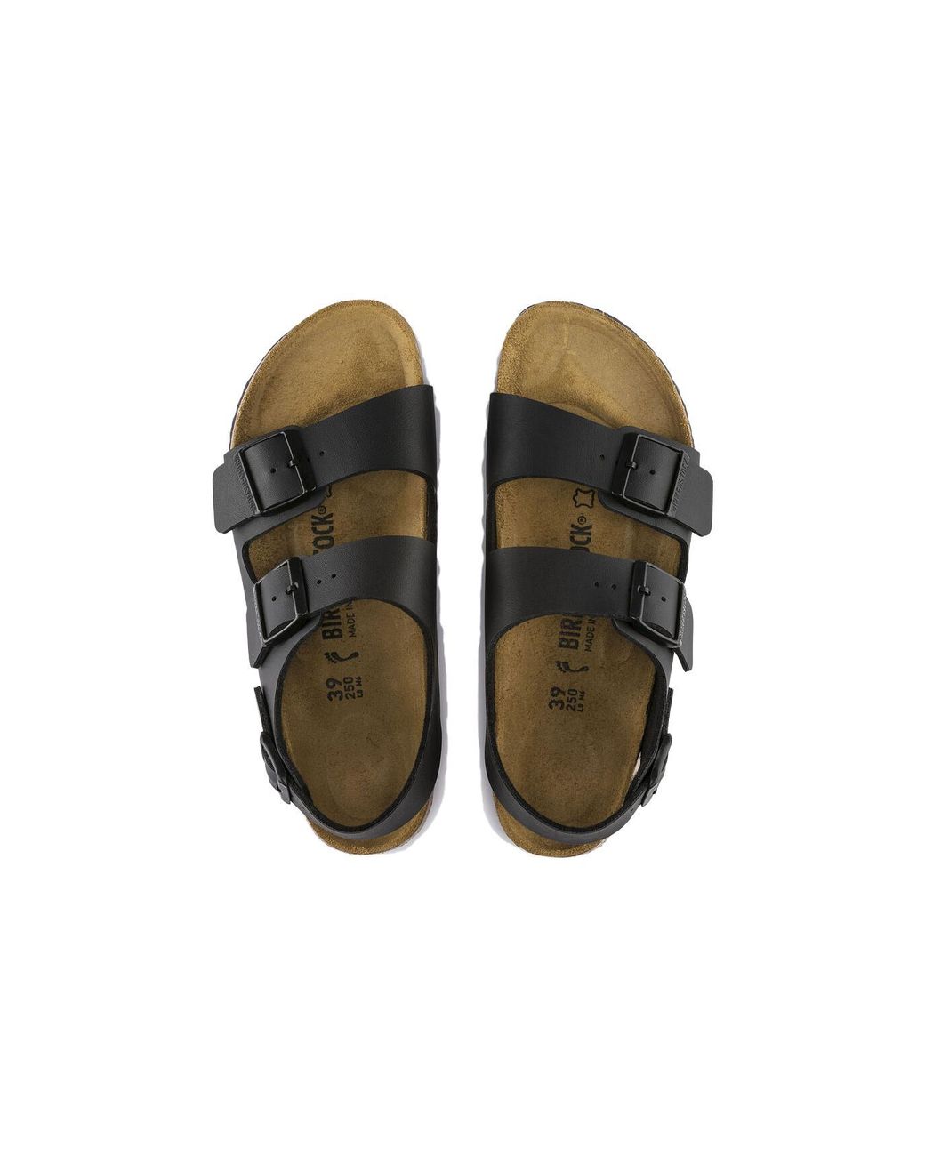 Birkenstock Black Milano Birko Flor for men