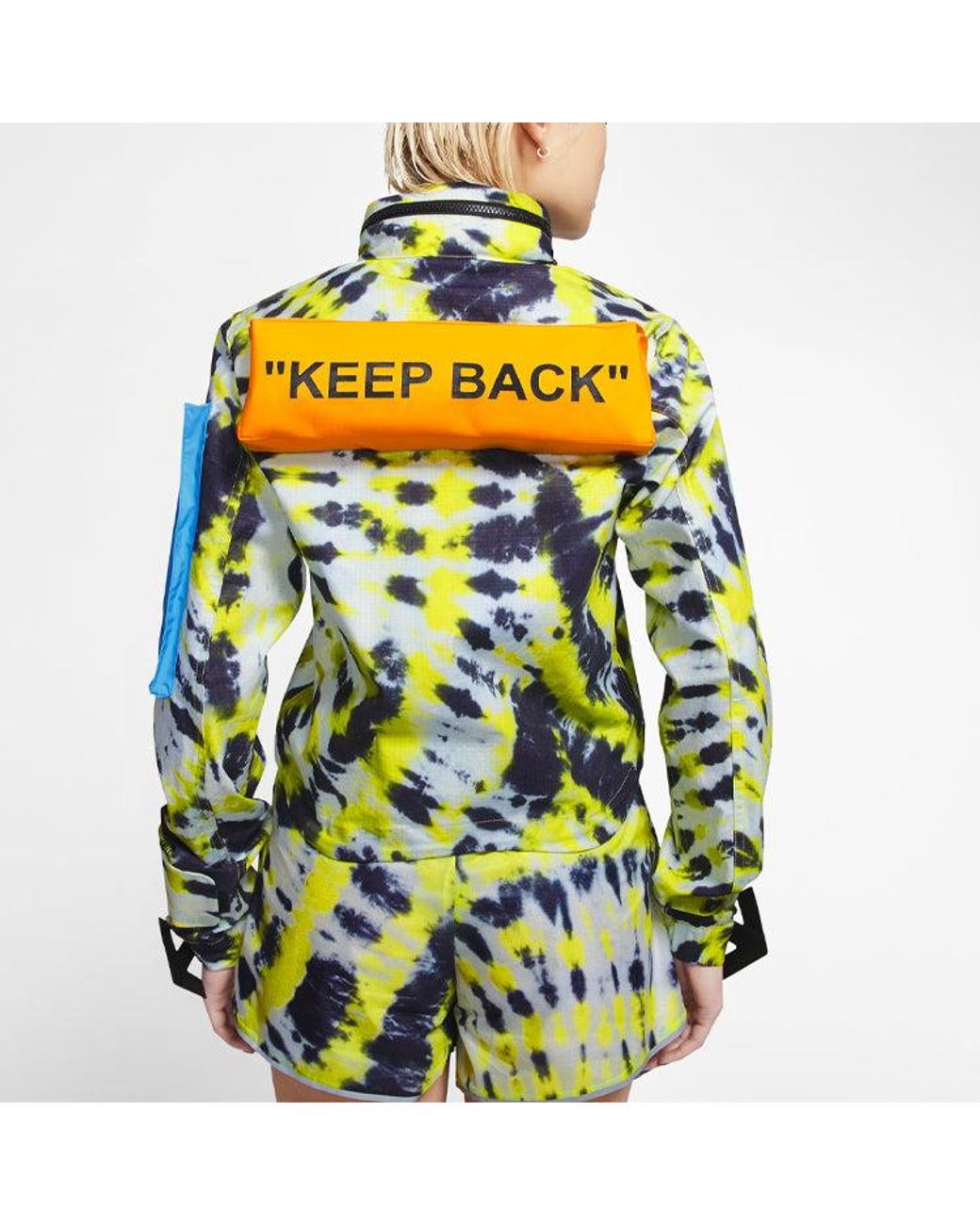 Nike Green (Wmns) Lab Tie Dye Jacket 'Volt'