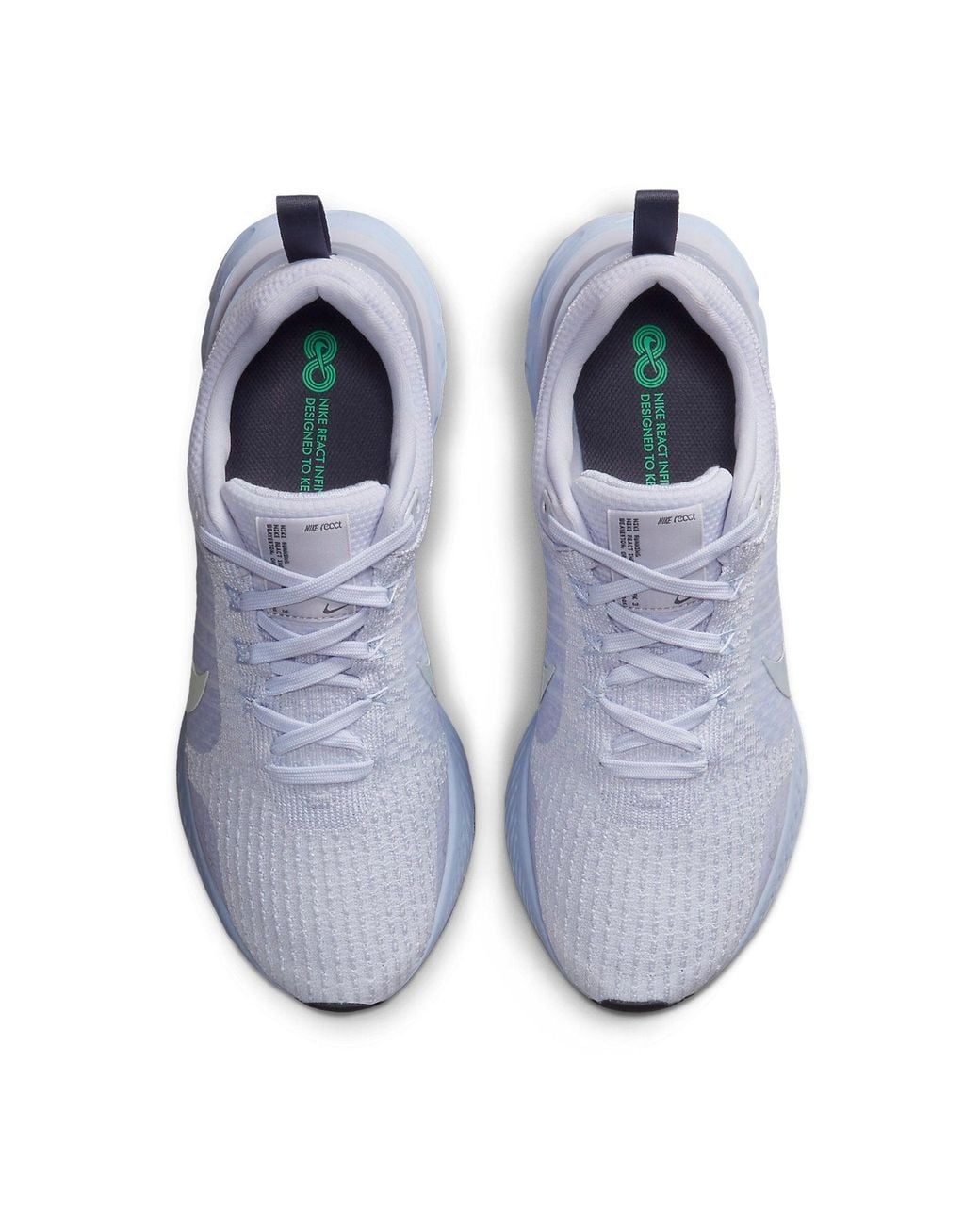 Nike Blue React Infinity Run Flyknit 3 'white' for men