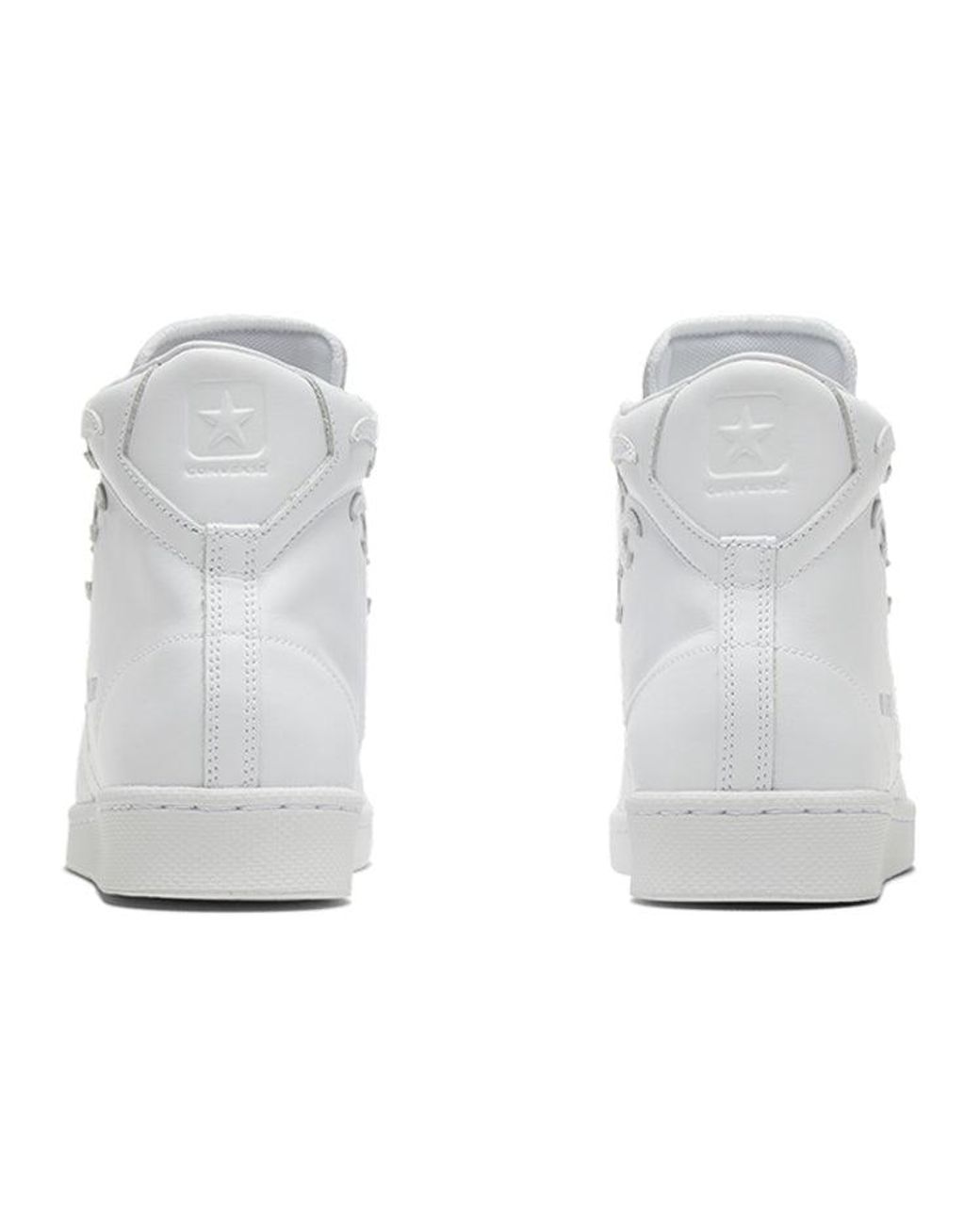 Converse White Pro Leather Flames' for men