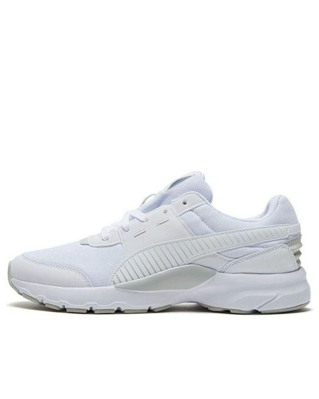 PUMA White Future Runner Low Running Shoes for men