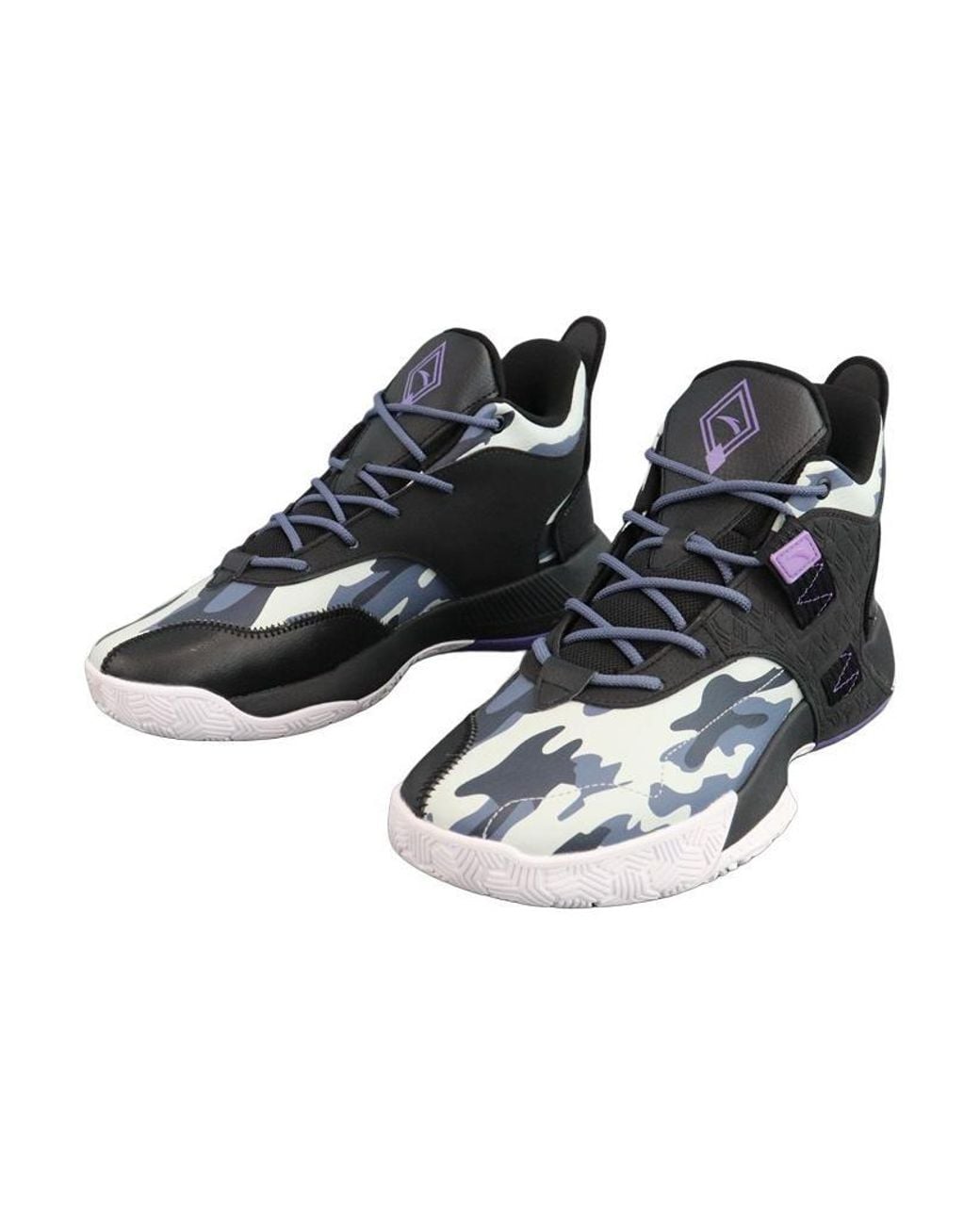 Anta Black Basketball Series Sneakers Mid for men