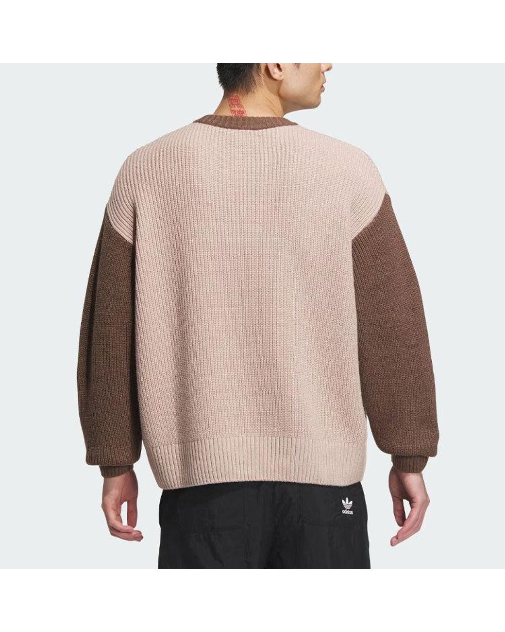 Adidas Pink Originals Classic Sport Sweater Asia Sizing for men