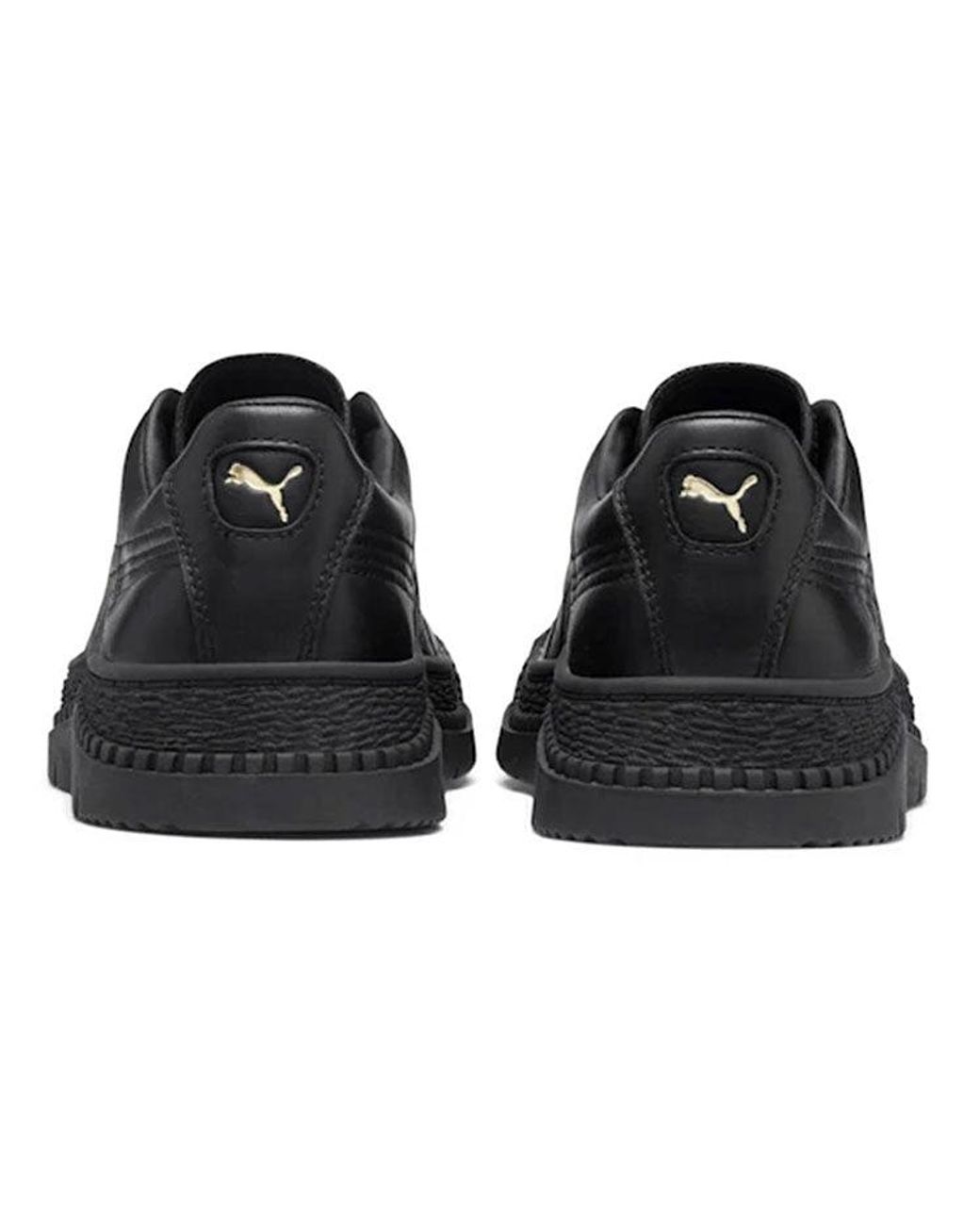 PUMA Black (Wmns) Utility Leather Sneakers