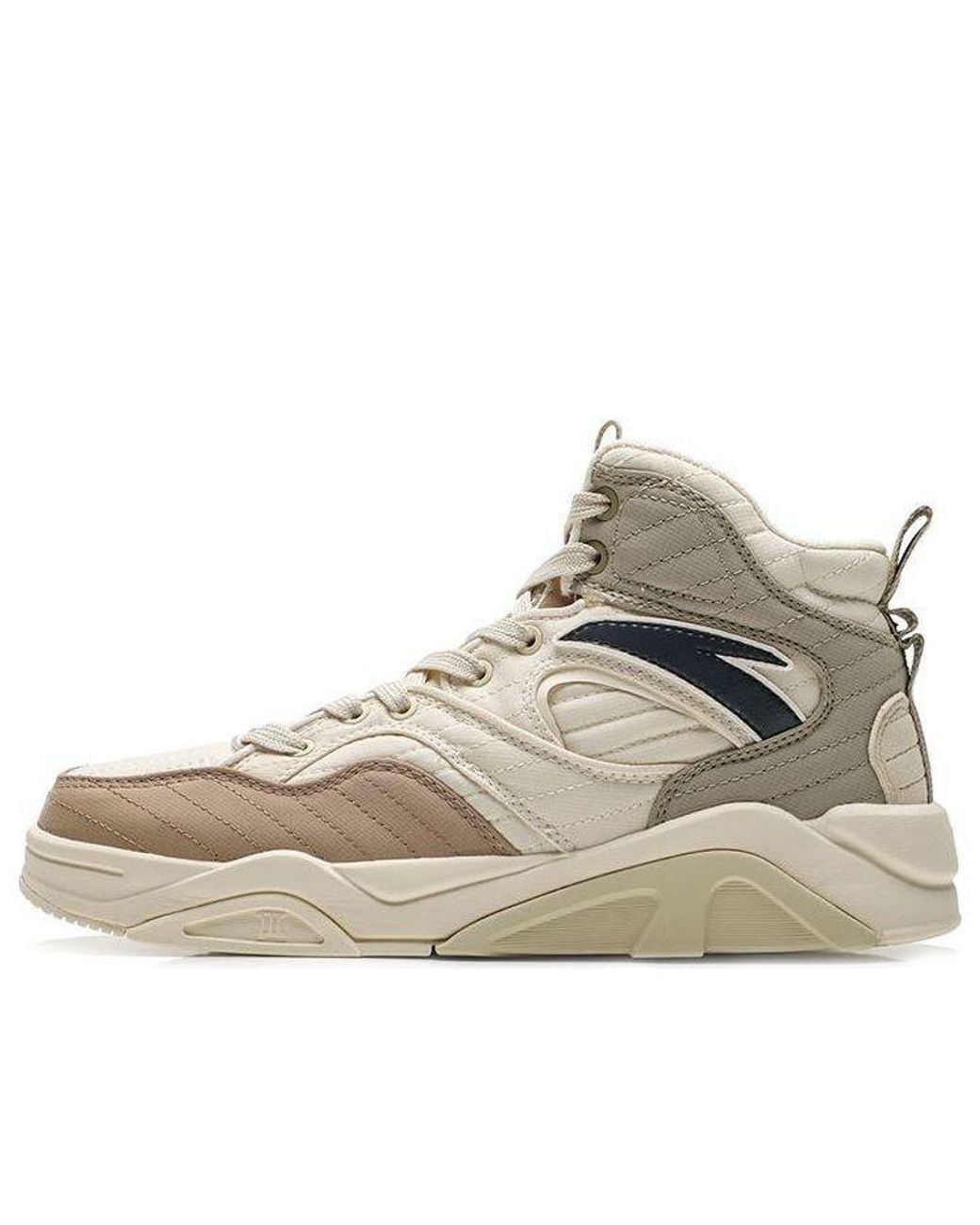 Anta White Life Series High-Top 'Trendy Versatile' for men